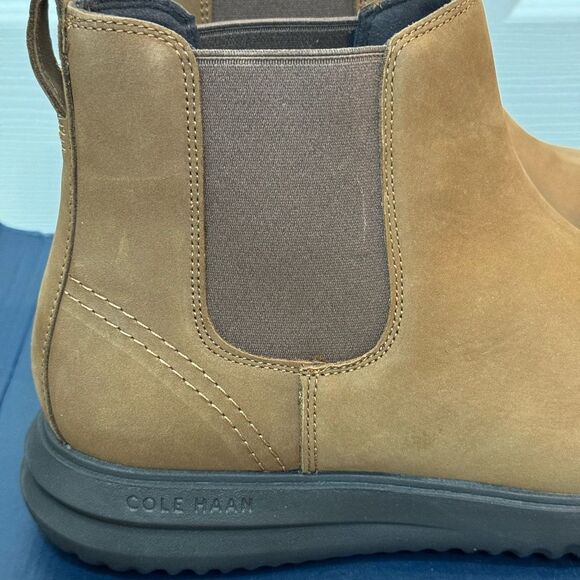 NWB Cole Haan Grand Plus Men's Chelsea Boot Lumber/Java Color Sz 11M - Picture 8 of 12